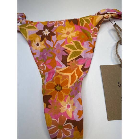 Stone Fox Swim Size S Isle bikini Bottom Retro Pop Beach Resort Cruise - Picture 4 of 8